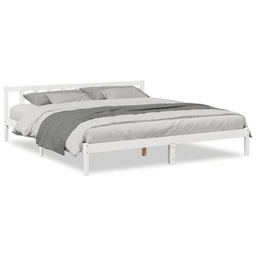 Ekstra lang sengeramme uden madras 180x210 cm massivt fyrretræ