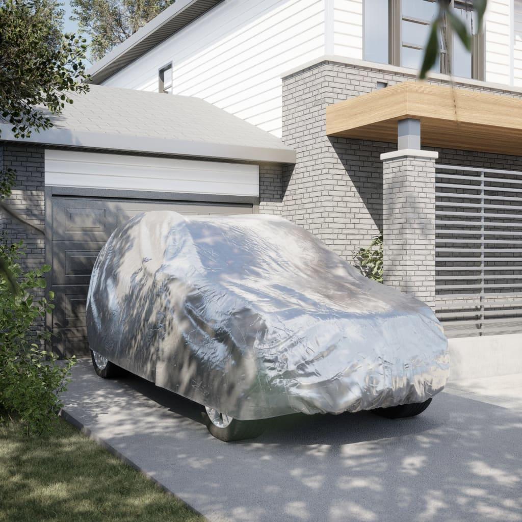 Bilovertræk til SUV m. spændestropper str. L sølv