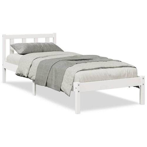 Ekstra lang sengeramme uden madras 90x210 cm massivt fyrretræ