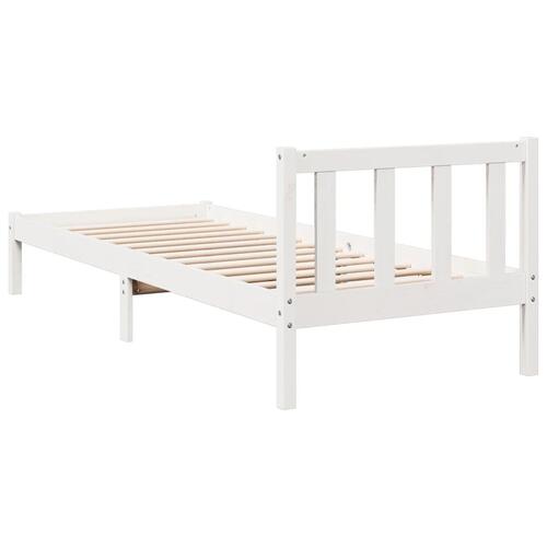 Ekstra lang sengeramme uden madras 90x210 cm massivt fyrretræ