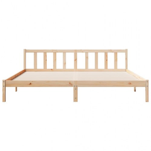 Ekstra lang sengeramme 180x210 cm i massivt fyrretræ - uden madras