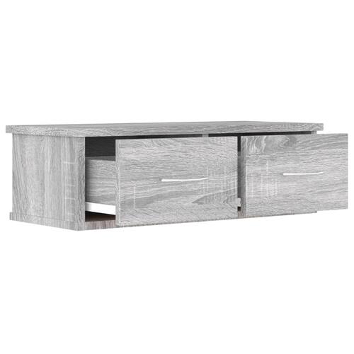 Vægskab 60x26x18,5 cm konstrueret træ grå sonoma-eg