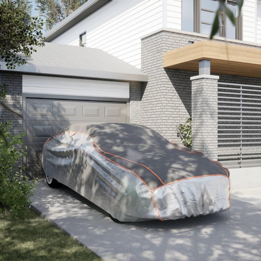 Bilovertræk til Sedan str. XXL haglbeskyttelse grå og sølv billede