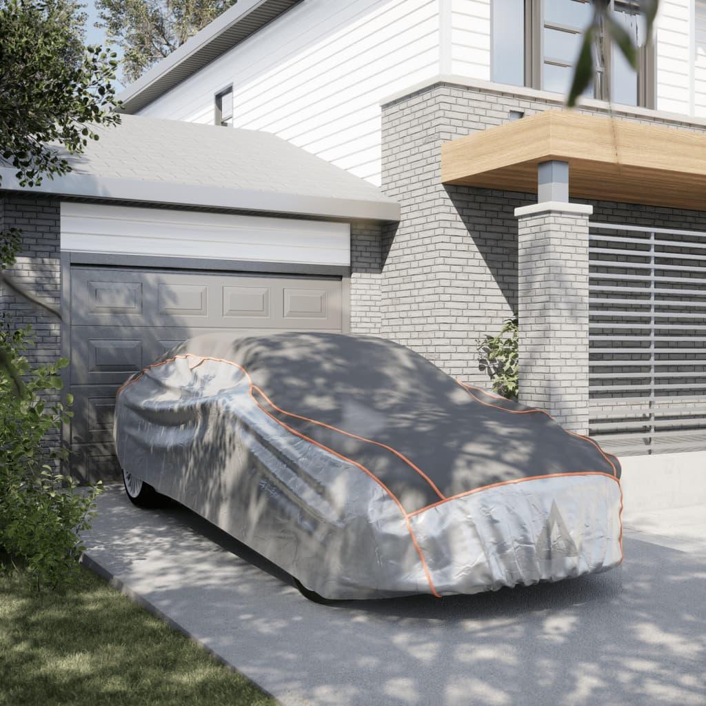 Bilovertræk til Sedan str. L haglbeskyttelse grå og sølv