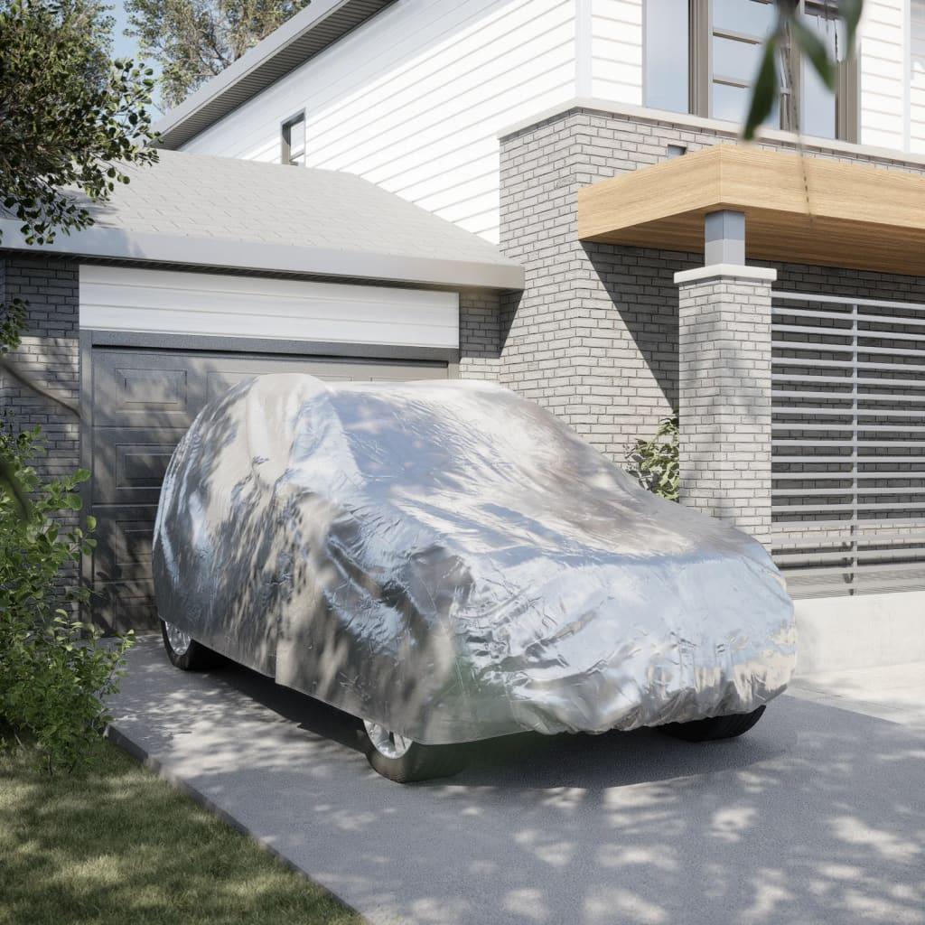 Bilovertræk til SUV m. spændestropper str. M sølv