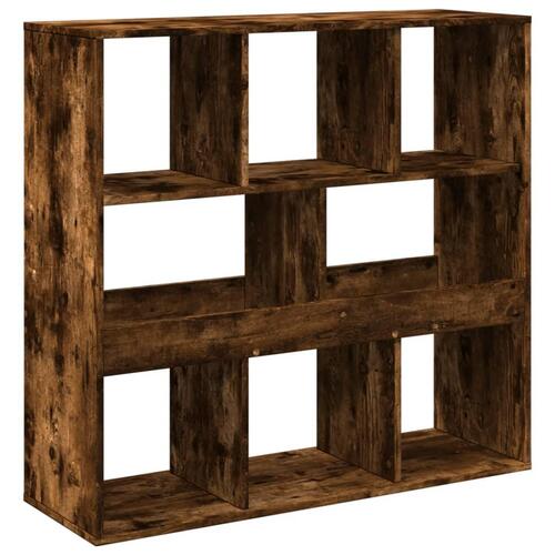 Bogreol/rumdeler 100x33x94,5 cm røget egetræsfarve