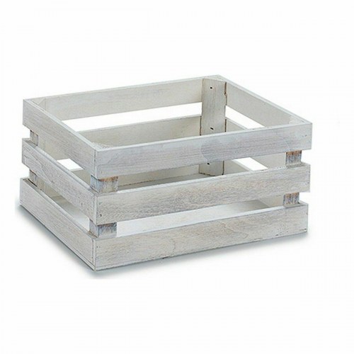Opbevaringskasse - hvid poppel, 22 × 9 × 13 cm (48 stk.)