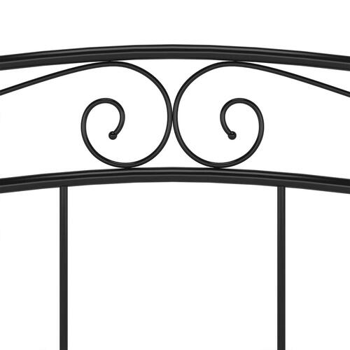 Sengestel 180x200 cm metal sort