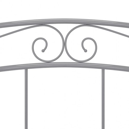 Sengestel i metal 180 × 200 cm - grå dobbeltseng