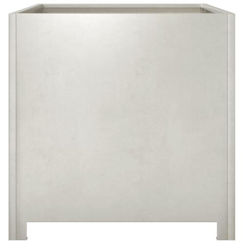 Plantekrukke 50x50x50 cm rustfrit stål