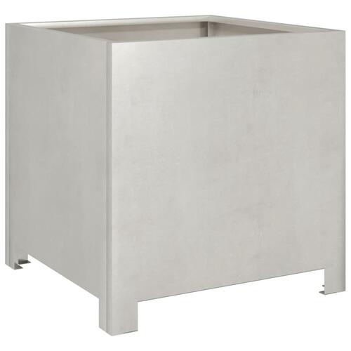 Plantekrukker 2 stk. 40x40x40 cm rustfrit stål