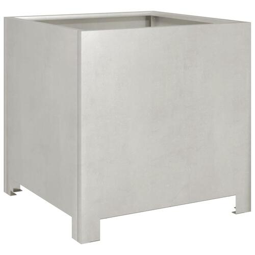 Plantekrukker 2 stk. 40x40x40 cm rustfrit stål