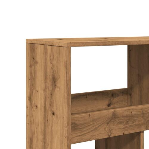 Rumdeler 100x33x125,5 cm konstrueret træ egetræsfarve