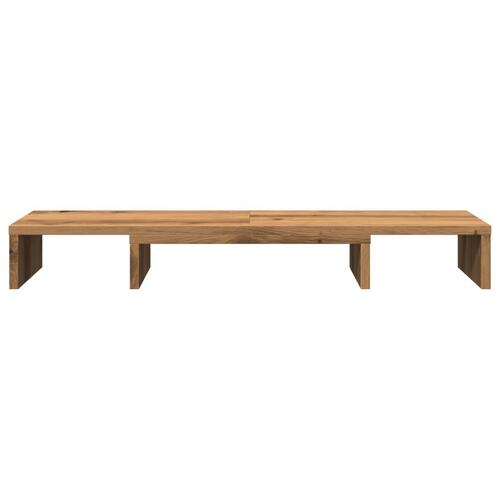 Skærmholder 80x24x10,5 cm justerbar konstrueret træ kunsteg