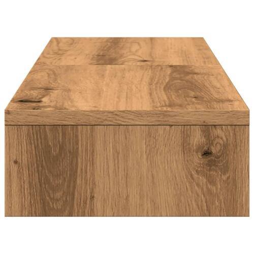 Skærmholder 80x24x10,5 cm justerbar konstrueret træ kunsteg