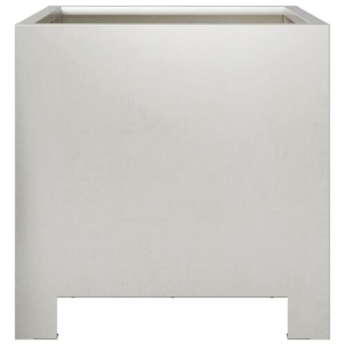 Plantekrukker 2 stk. 30x30x30 cm rustfrit stål