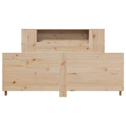 Sengeramme uden madras 150x200 cm massivt fyrretræ
