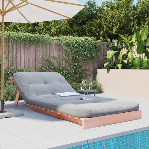 Futon med madras 90x206x11 cm massivt fyrretræ
