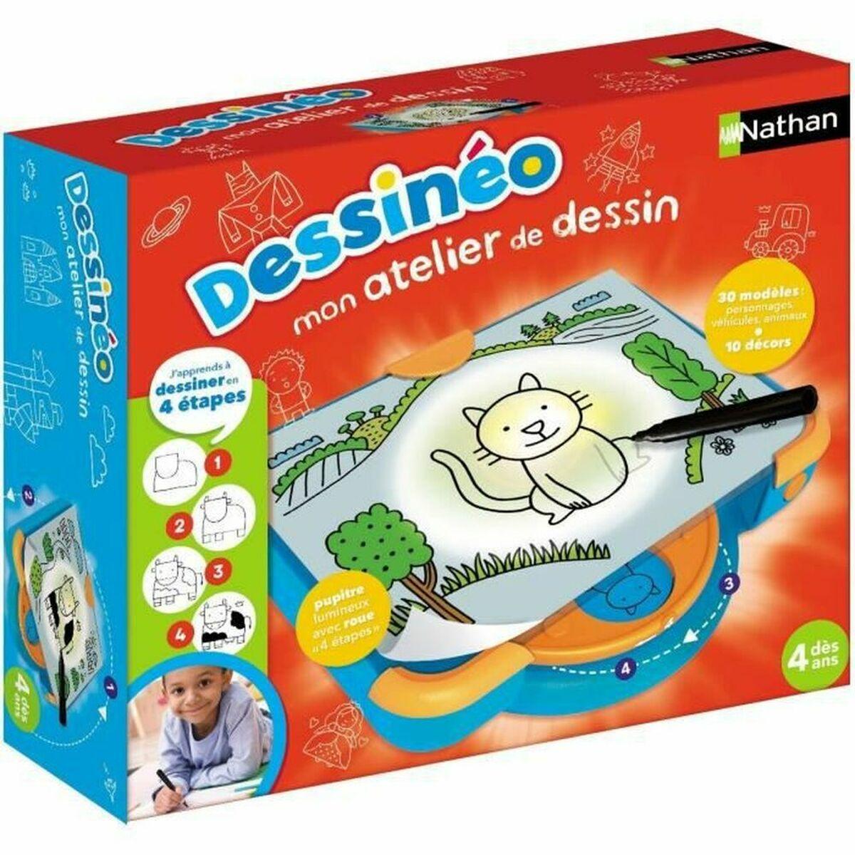 Tegningssæt Nathan Dessinéo Drawing Workshop Platform