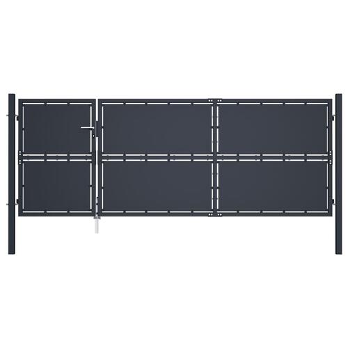 Havelåge 350 x 125 cm stål antracitgrå