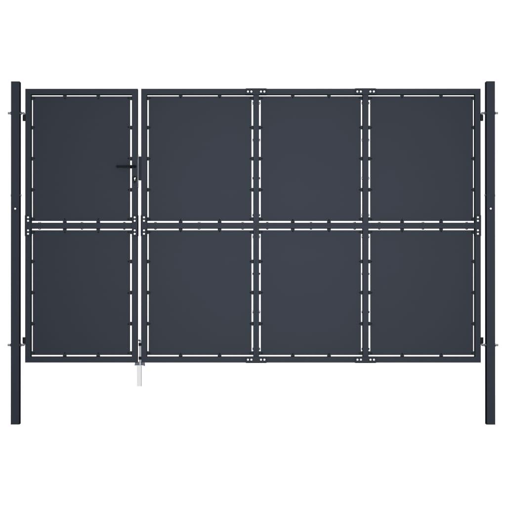 Havelåge 350 X 200 Cm Stål Antracitgrå