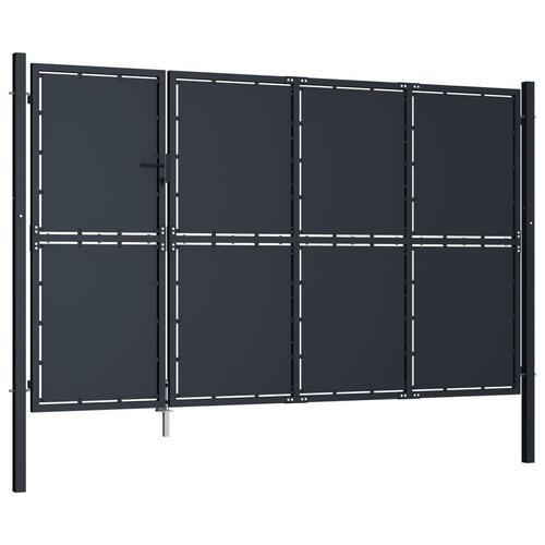 Havelåge 350 x 200 cm stål antracitgrå