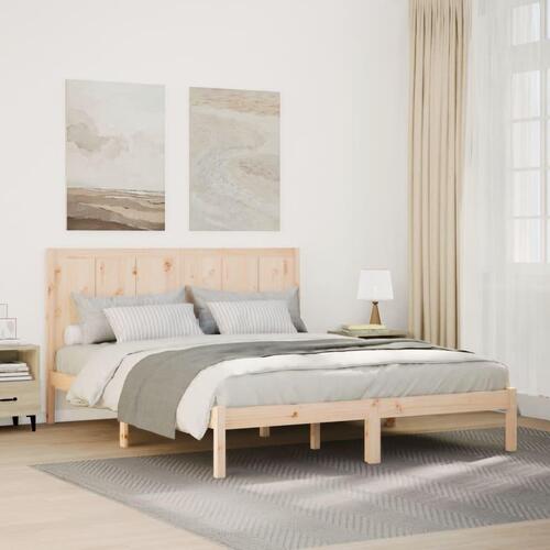 Ekstra lang sengeramme uden madras 160x220 cm massivt træ
