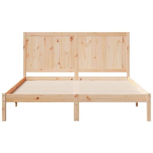 Ekstra lang sengeramme uden madras 160x220 cm massivt træ