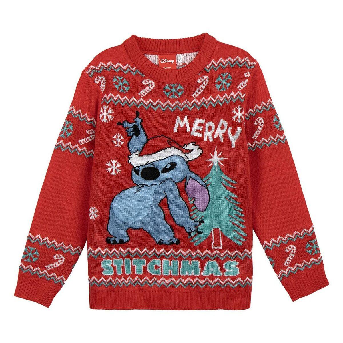 Unisex Trøje Stitch Rød 8 år