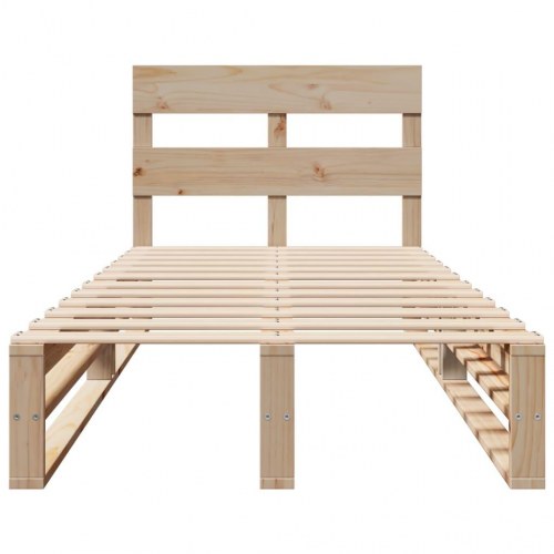 Sengeramme 75x190 cm i massivt fyrretræ