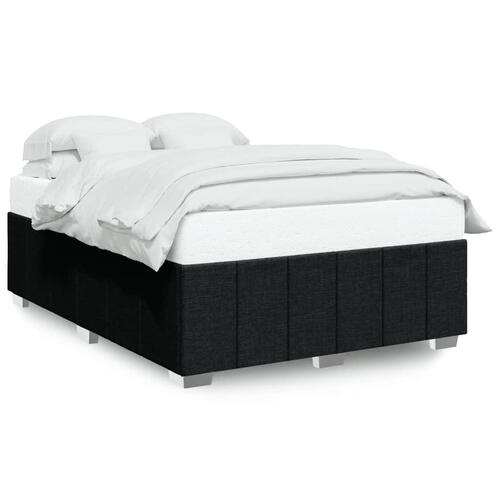 Sengeramme uden madras 140x190 cm stof sort