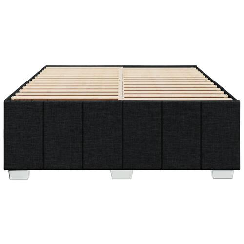 Sengeramme uden madras 140x190 cm stof sort
