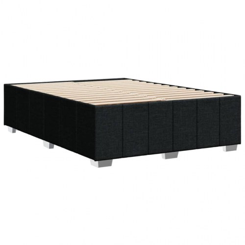 Sengeramme uden madras 140 x 200 cm stof - sort