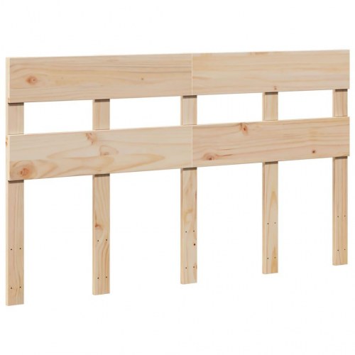 Sengeramme uden madras 140 x 190 cm i massivt fyrretræ