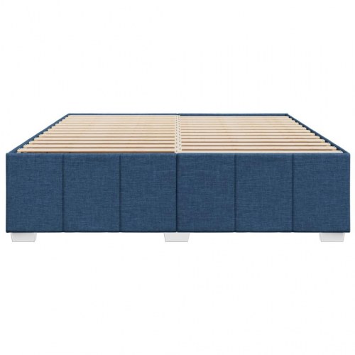 Sengeramme uden madras 200 x 200 cm - blå