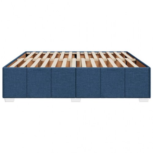 Sengeramme uden madras 200 x 200 cm - blå