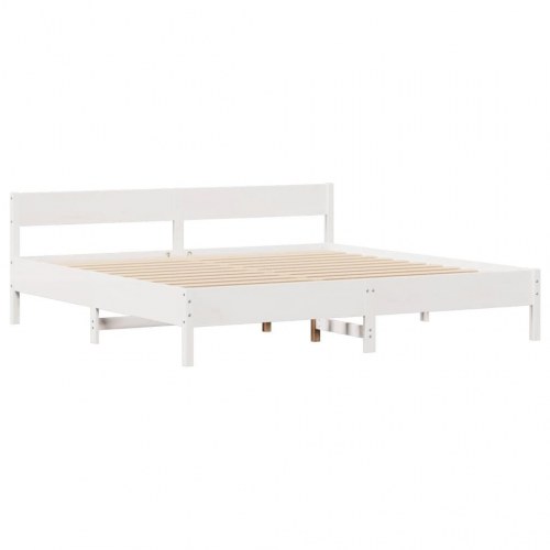 Sengeramme 160 x 200 cm med 2 skuffer - hvid