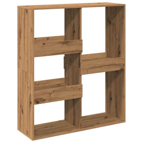 Rumdeler 100x33x115 cm konstrueret træ egetræsfarve