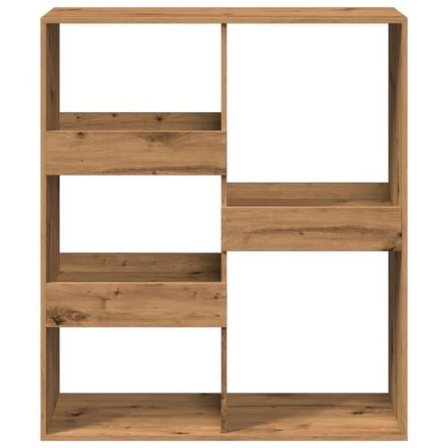 Rumdeler 100x33x115 cm konstrueret træ egetræsfarve