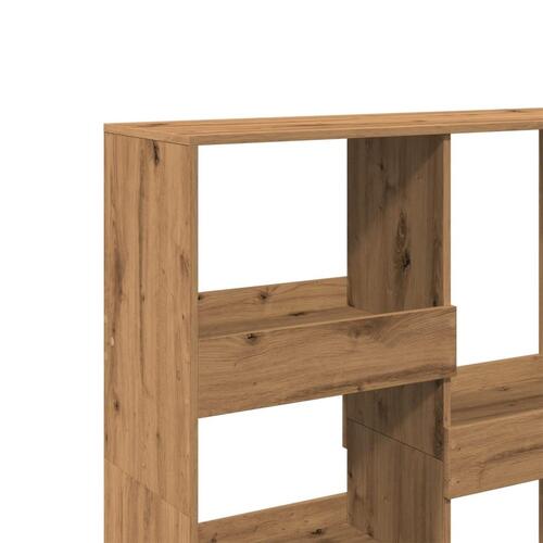 Rumdeler 100x33x115 cm konstrueret træ egetræsfarve