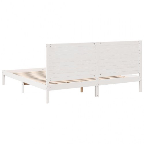 Ekstra lang sengeramme uden madras 180x220 cm massivt træ