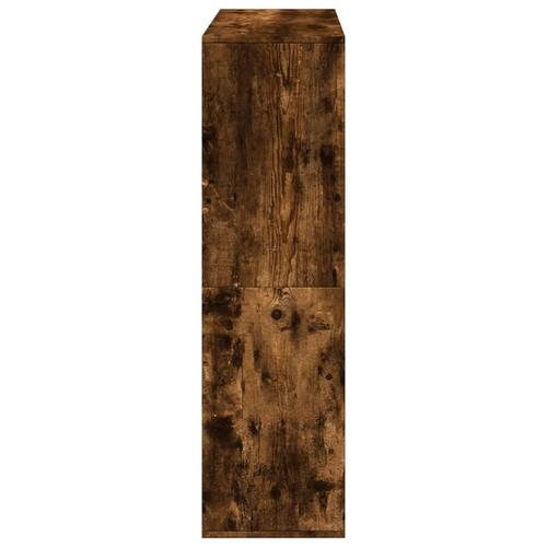 Rumdeler 100x33x115 cm konstrueret træ røget egetræsfarve