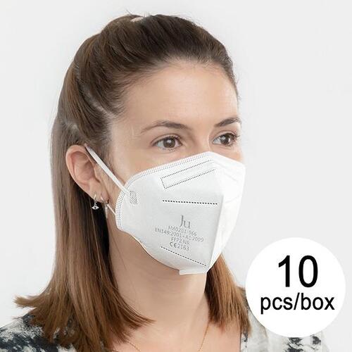 Ansigtsmaske til beskyttelse FFP2 NR JU FM0201-966 5 lag (Pakke med 10)