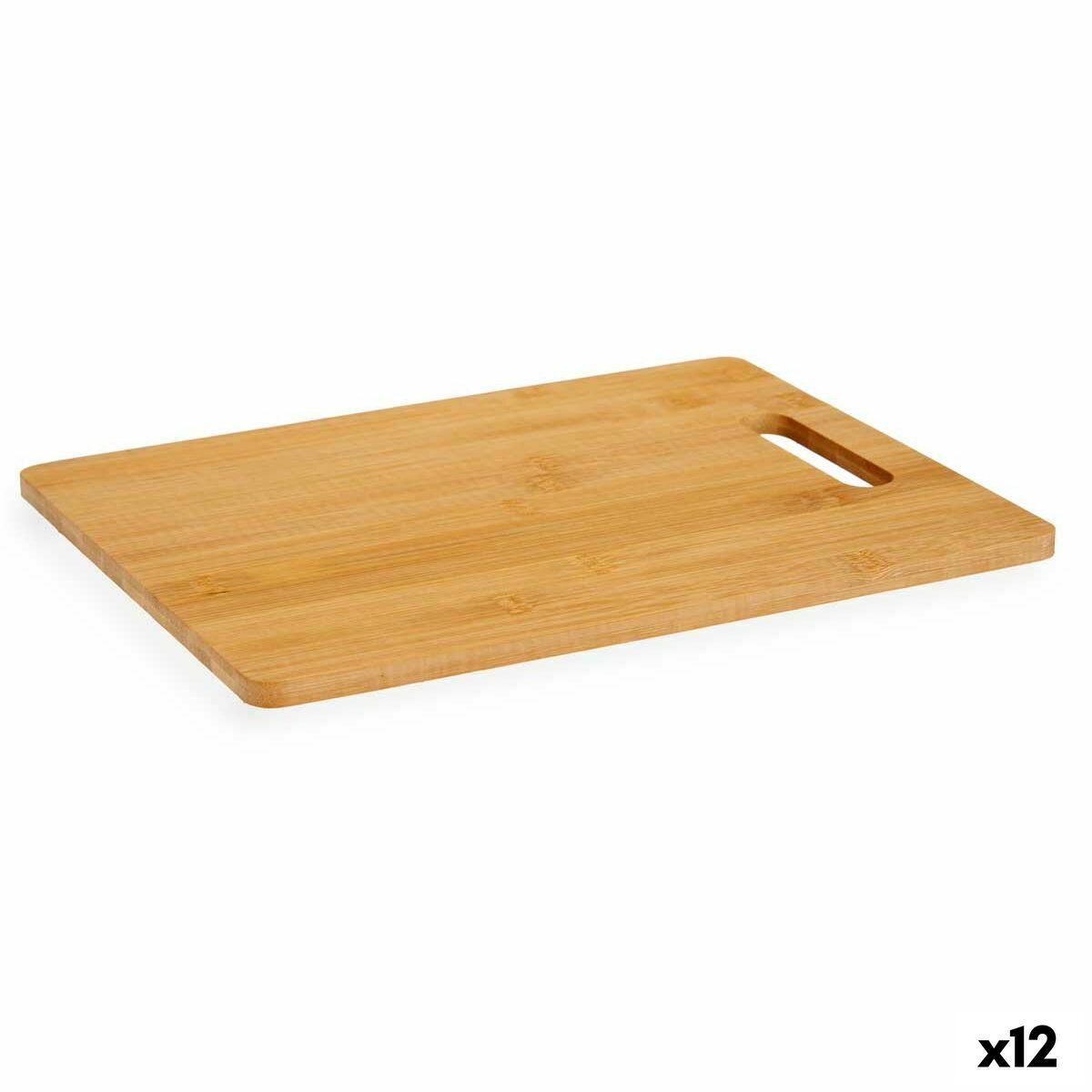 Skærebræt Brun Bambus 30 X 0 9 X 23 Cm 12 Enheder