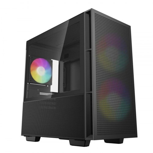 DEEPCOOL CH360 ATX semi-tårn - sort med RGB-belysning