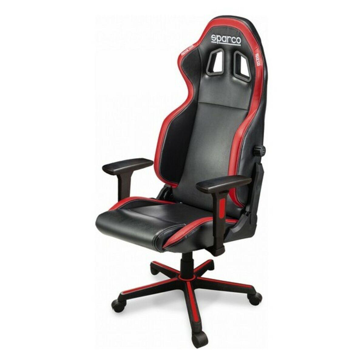 Gaming-stol Sparco S00998NRRS Sort Rød/Sort