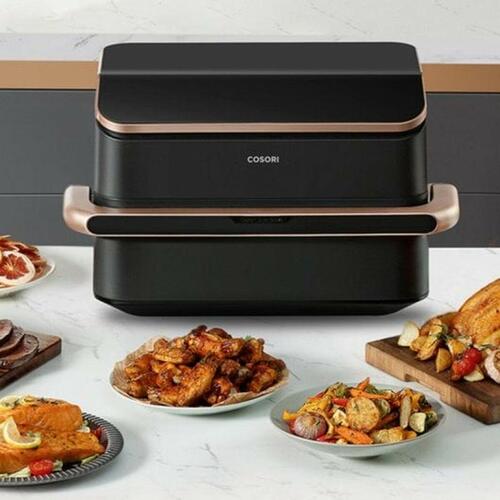 Airfryer Cosori Cosori Dual Basket Twinfry Chef Edition Sort 10 L