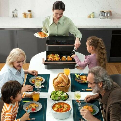 Airfryer Cosori Cosori Dual Basket Twinfry Chef Edition Sort 10 L