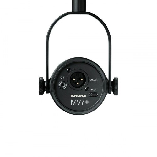 Shure MV7+-K dynamisk podcastmikrofon - sort
