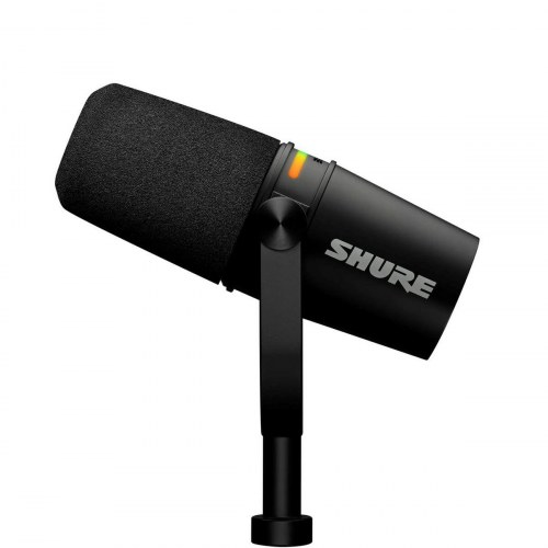 Shure MV7+-K dynamisk podcastmikrofon - sort